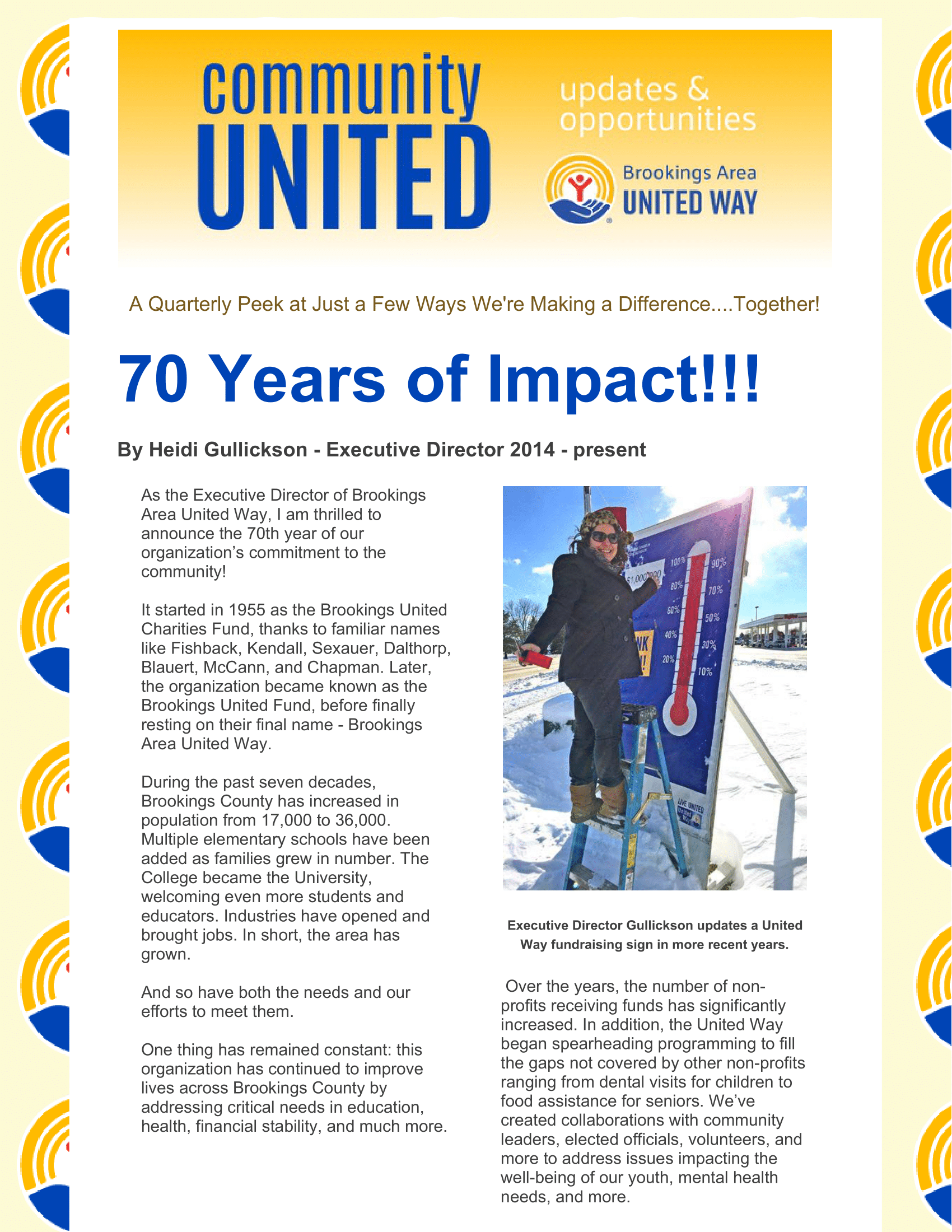 Spring 2025 Newsletter Front